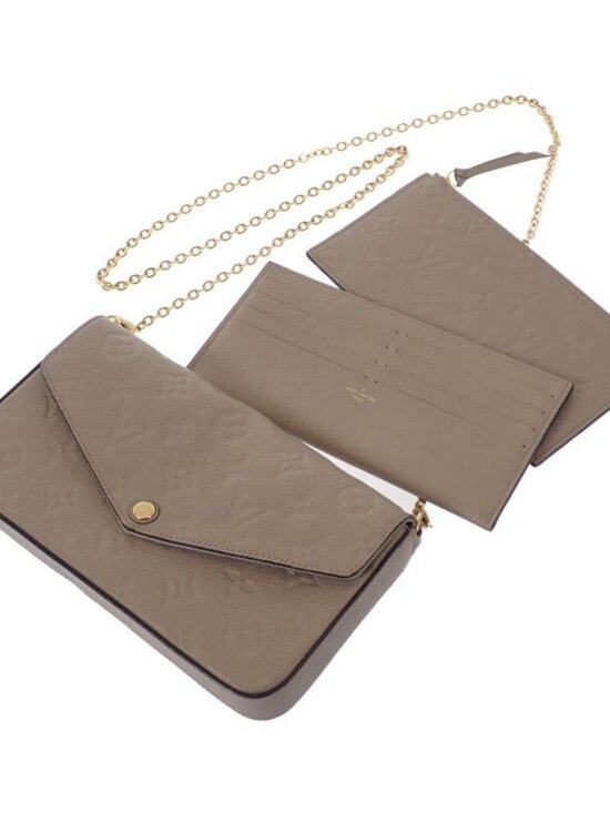 Louis Vuitton Pochette Felicie Shoulder Bag Monogram Empreinte Turtelaire - Picture 3 of 11